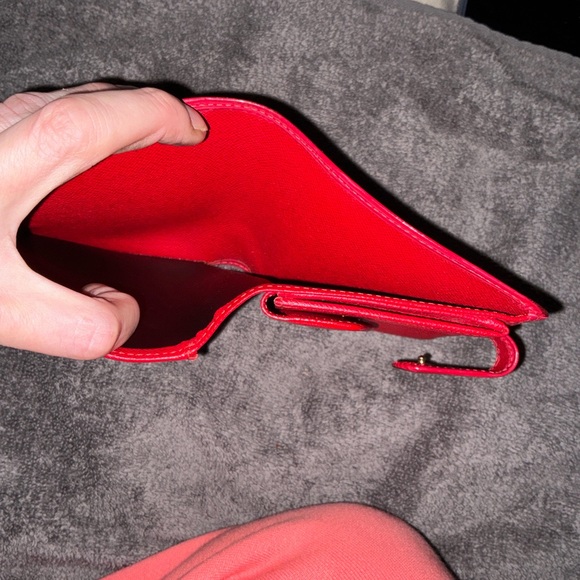 Louis Vuitton Authentic red textured wallet - Picture 2 of 5